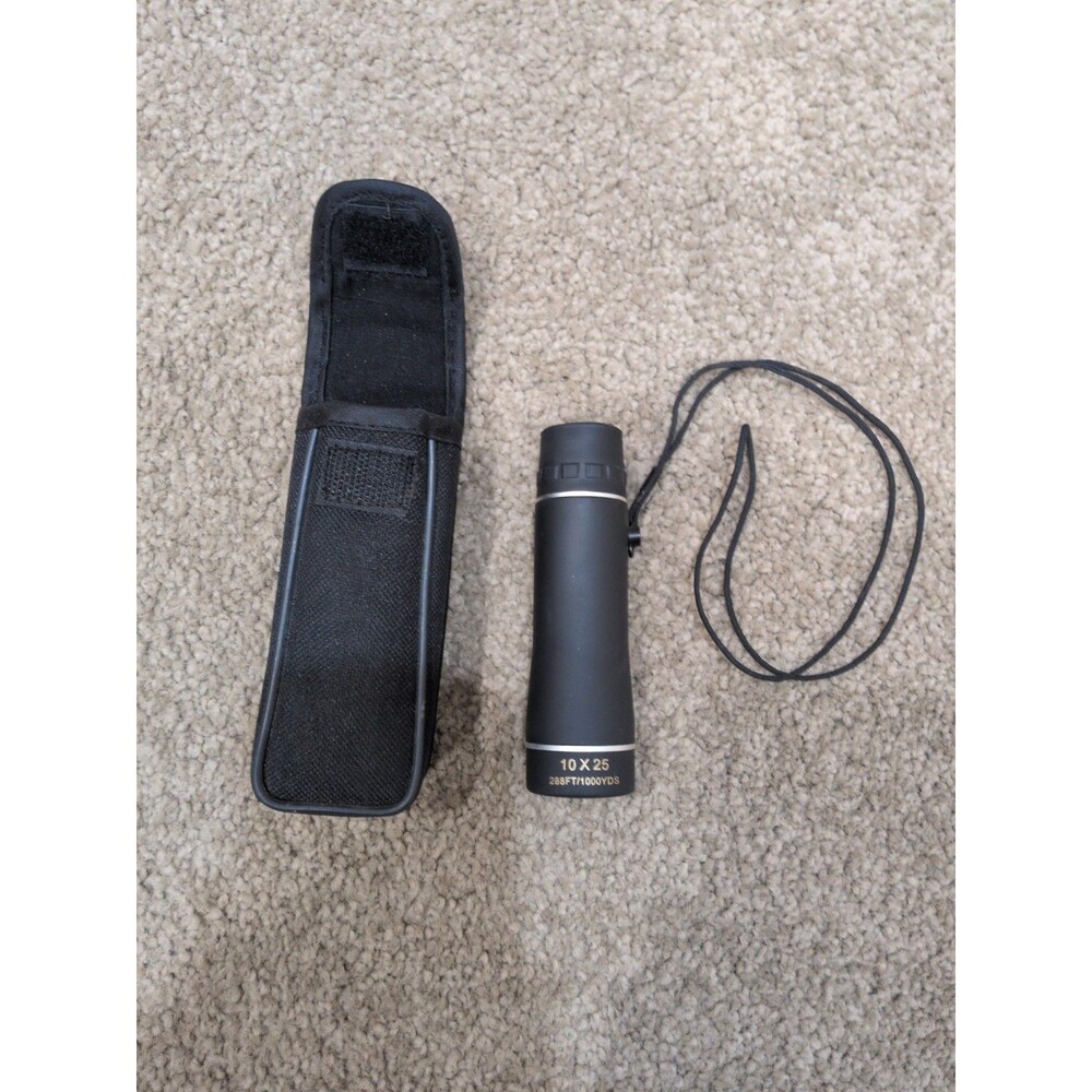 Rugged Exposure Monocular 10x25 MB-1025 288ft-1000yrds Excellent With Case
